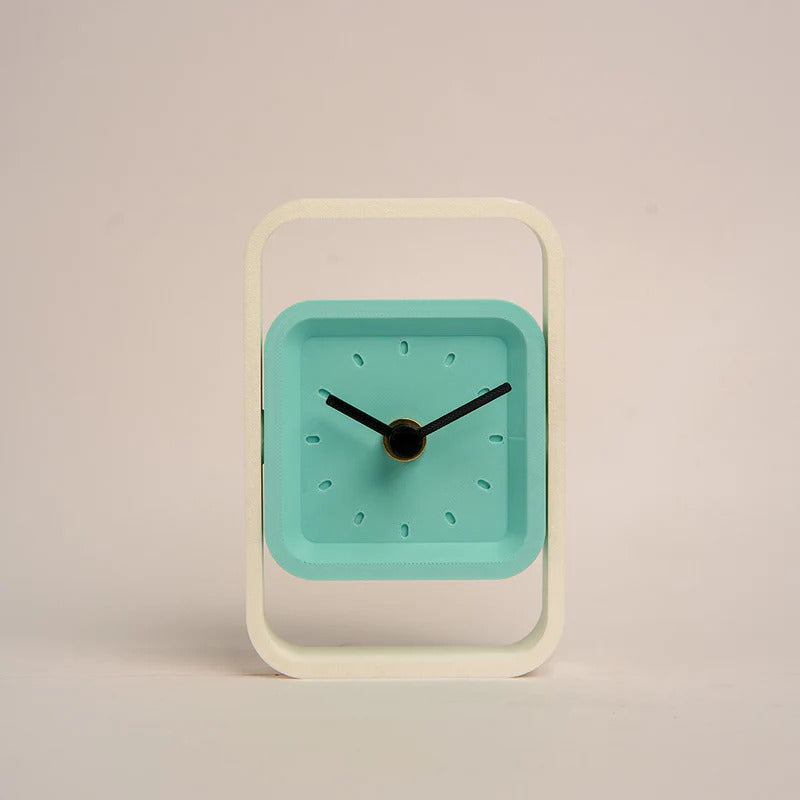 SpinFrame Desk Clock