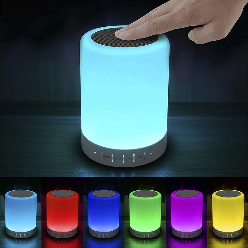 Zuno: Wireless Bluetooth Speaker Lamp with RGB Light – For Bedroom, Desk Setup & Gifting