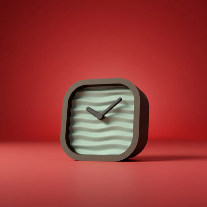Wavy Desk Clock