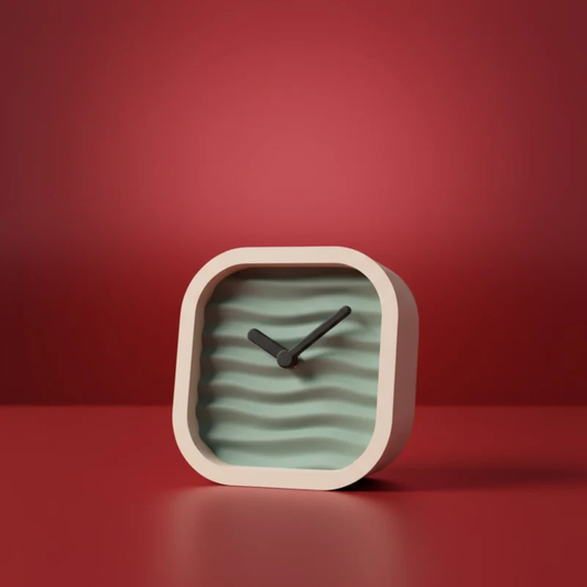 Wavy Desk Clock