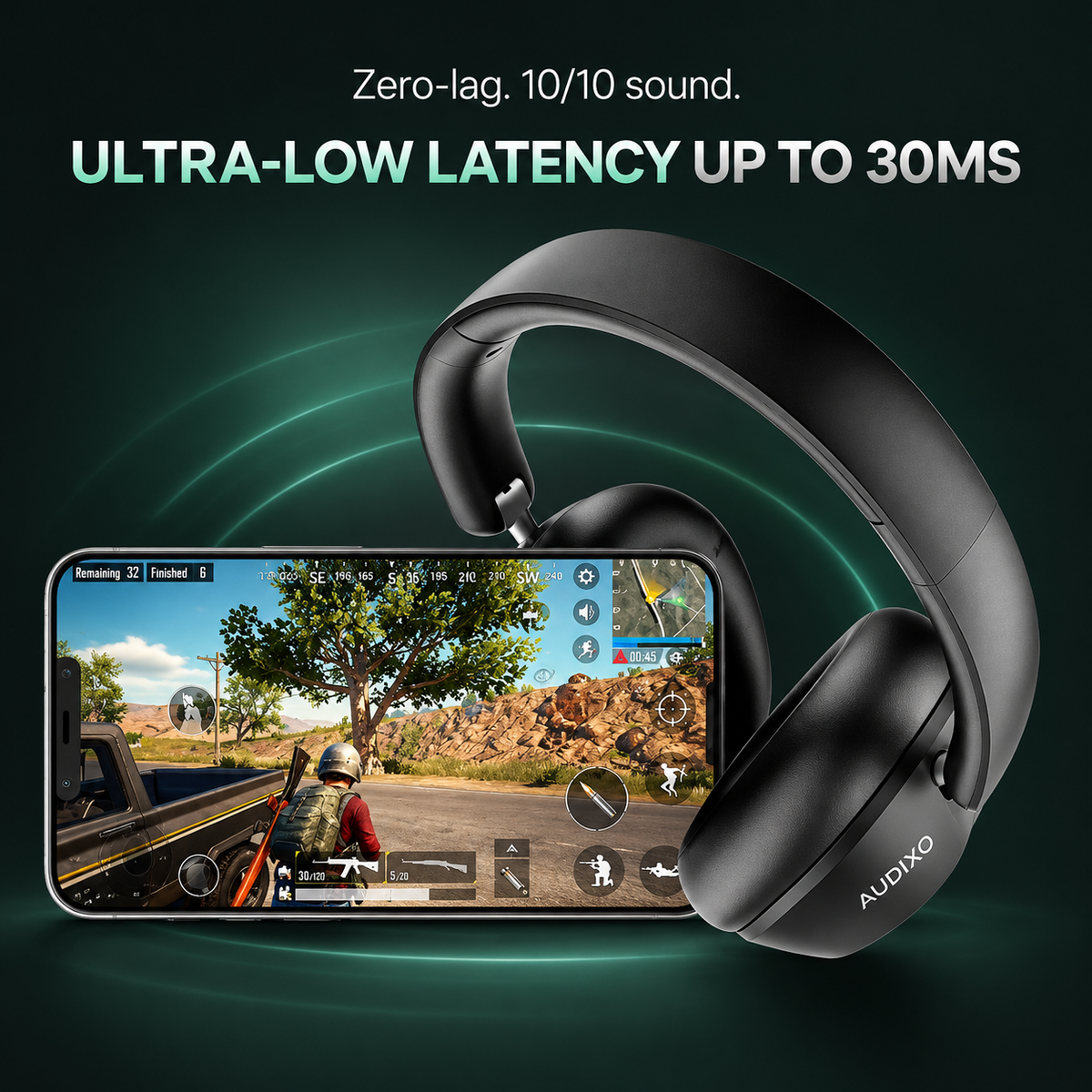 Audixo Airwave Max 5 Wireless Over-Ear Headphones